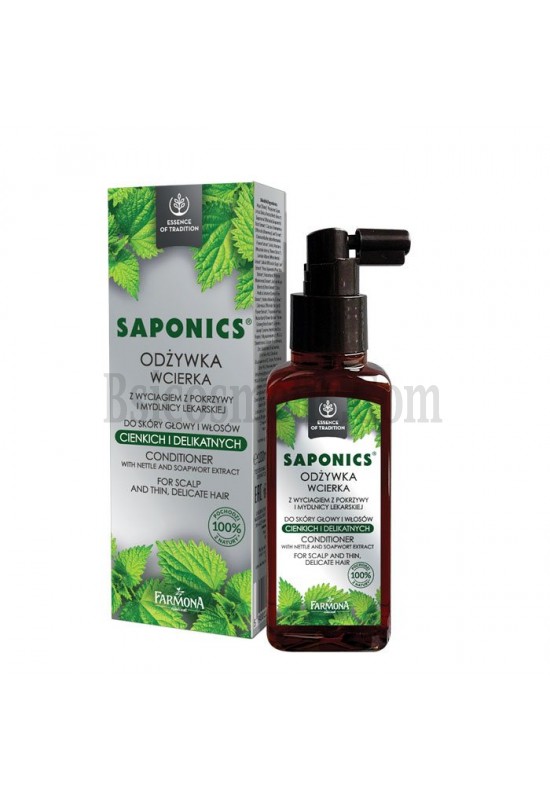 Farmona Saponics Балсам-концентрат за скалп и укрепване на тънка и слаба коса с коприва и сапуниче без отмиване