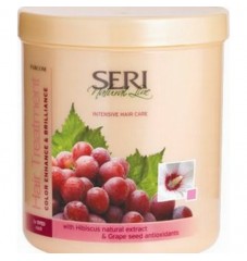 SERI Защитен крем за боядисана коса. Съдържа екстракт от хибискус и грозде 1000 мл.