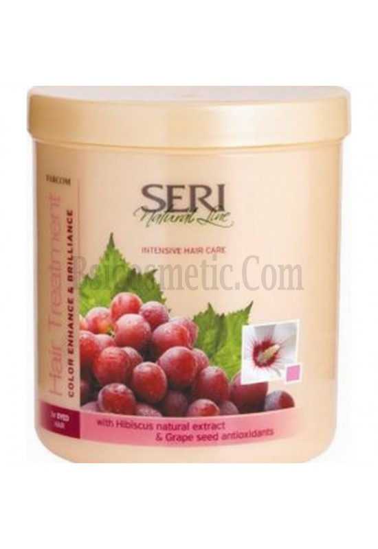 SERI Защитен крем за боядисана коса. Съдържа екстракт от хибискус и грозде 1000 мл.