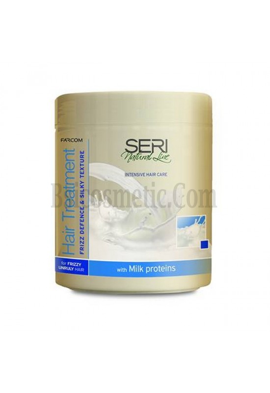 SERI Защитен крем за къдрави и буйни коси с млечни протеини 1000 мл