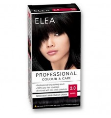 ELEA Боя за коса "Elea Professional Colour & Care" - № 2/0 Черен