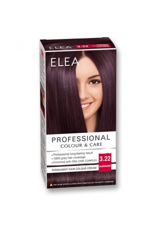 ELEA Боя за коса "Elea Professional Colour & Care" - № 3/22 Патладжан