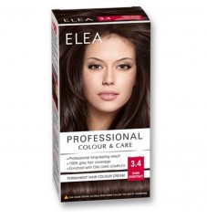 ELEA Боя за коса "Elea Professional Colour & Care" - № 3/4 Тъмен кестен