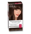 ELEA Боя за коса "Elea Professional Colour & Care" - № 4/0 Средно кафяв