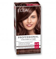 ELEA Боя за коса "Elea Professional Colour & Care" - № 4/37 Кадифено кафяв