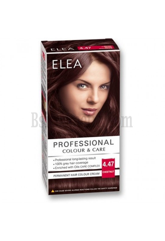 ELEA Боя за коса "Elea Professional Colour & Care" - № 4/47 Кестен