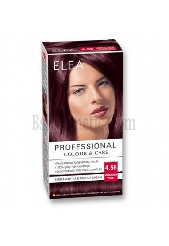 ELEA Боя за коса "Elea Professional Colour & Care" - № 4/56 Махагон виолет