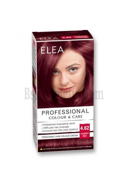 ELEA Боя за коса "Elea Professional Colour & Care" - № 4/62 Вишнево червен