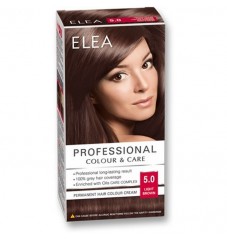 ELEA Боя за коса "Elea Professional Colour & Care" - № 5/0 Светло кафяв