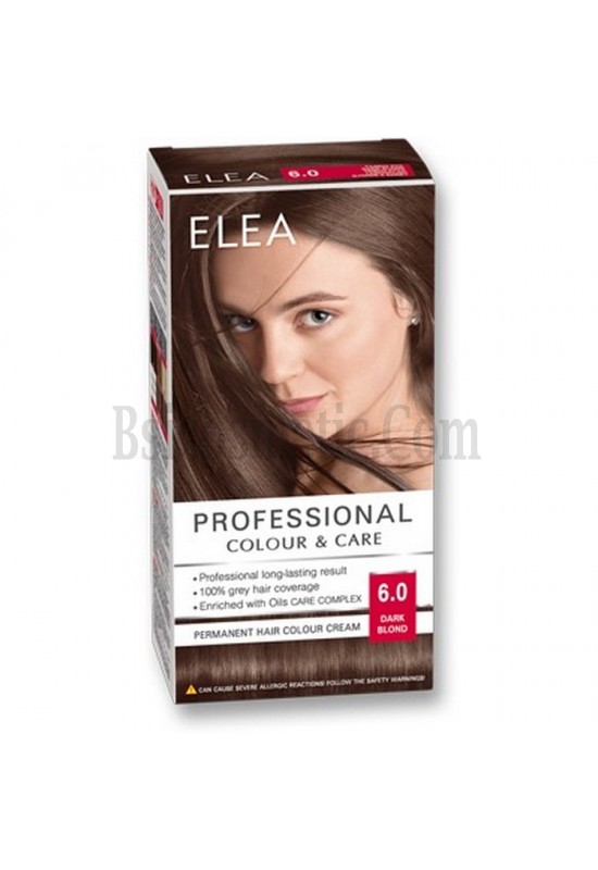 ELEA Боя за коса "Elea Professional Colour & Care" - № 6/0 Тъмно рус
