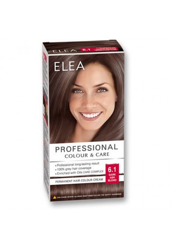 ELEA Боя за коса "Elea Professional Colour & Care" - № 6/1 Тъмно пепелно рус