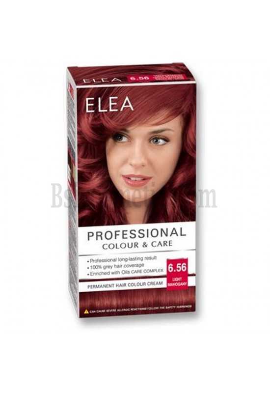 ELEA Боя за коса "Elea Professional Colour & Care" - № 6/56 Светъл махагон
