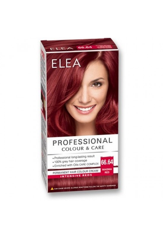 ELEA Боя за коса "Elea Professional Colour & Care" - № 66/64 Огнено червен