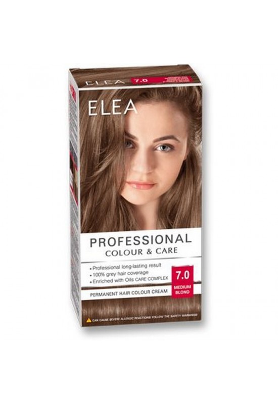 ELEA Боя за коса "Elea Professional Colour & Care" - № 7/0 Средно рус