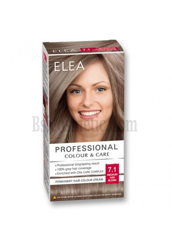 ELEA Боя за коса "Elea Professional Colour & Care" - № 7/1 Средно пепелно рус