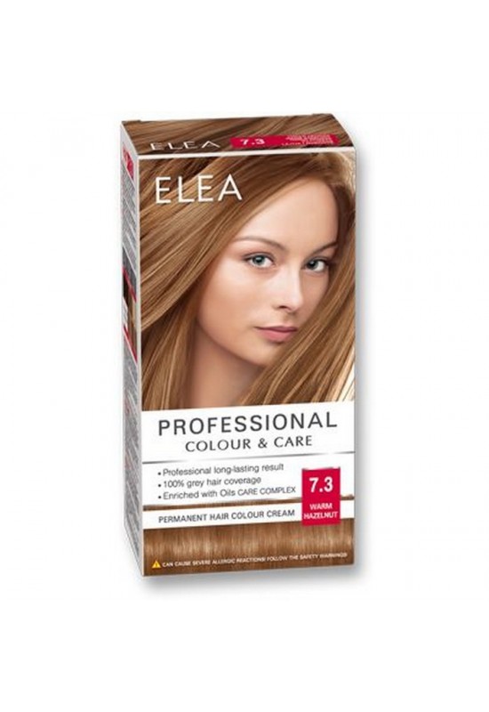 ELEA Боя за коса "Elea Professional Colour & Care" - № 7/3 Топъл лешник