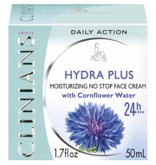 Clinians Hydra Plus Супер овлажняващ 24 часов крем за лице с воден комплекс