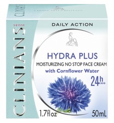 Clinians Hydra Plus Супер овлажняващ 24 часов крем за лице с воден комплекс