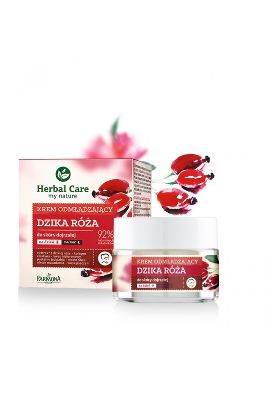 Farmona Herbal Care Дива роза Лифтинг крем против бръчки за зряла кожа
