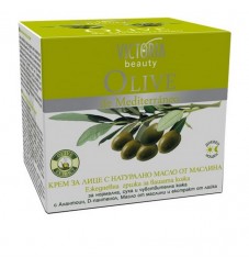 Victoria Beauty Olive Дневен и нощен крем за лице с натурално масло от маслина 50 мл