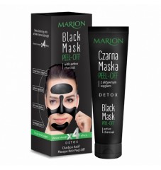 MARION Черна маска за лице с активен въглен 25 гр