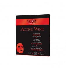 Victoria Beauty Колагенова маска за лице с червено вино