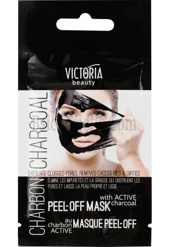 Victoria Beauty Peel Off маска за лице с активен въглен - 10 мл.