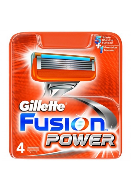 Gillette Fusion Power резервни ножчета 4 бр