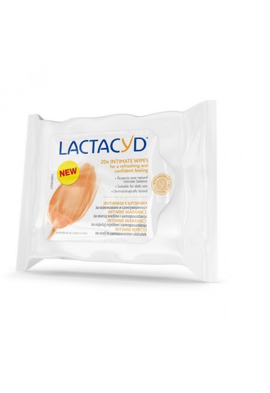 Lactacyd Интимни кърпички 20 бр в пакет