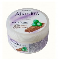 Afrodita скраб за тяло Шоколад и зелено кафе 350 мл