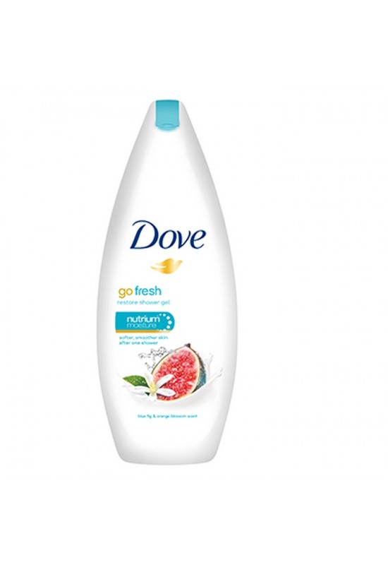 DOVE Душ гел - подхранващ GO FRESH - BLUE FIG & ORANGE BLOSSOM SCENT - 250 мл.