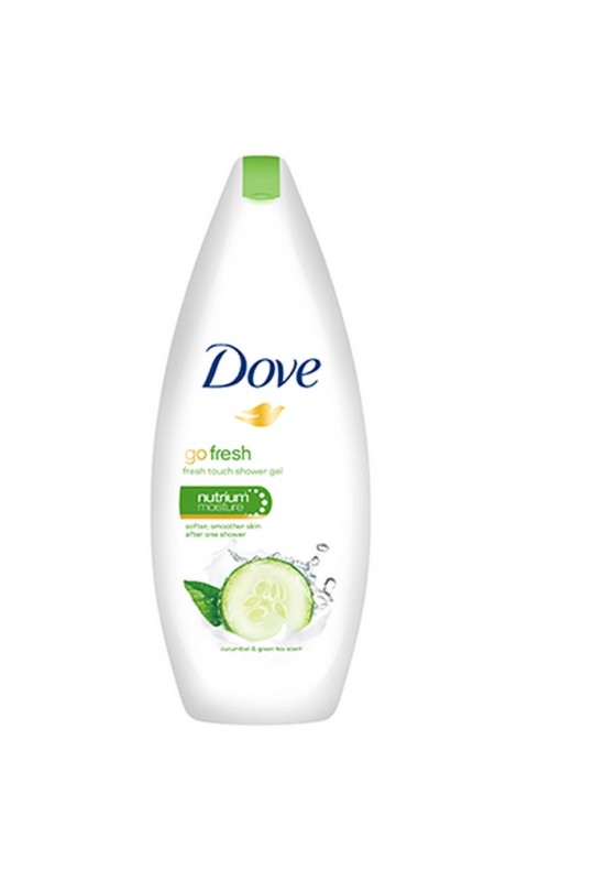 DOVE Душ гел - подхранващ GO FRESH - CUCUMBER & GREEN TEA SCENT - 250 мл.