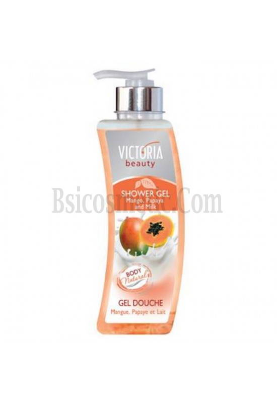 Victoria Beauty Душ гел манго, папая и мляко 400 ml