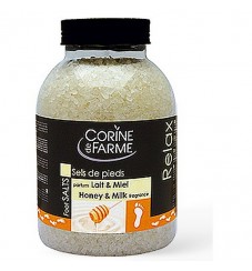 Corine de Farme Соли за крака Мед и мляко 1300 гр