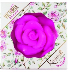 Victoria Beauty Глицеринов сапун с българско масло и хиалуронова киселина - Роза Мона  - 110 гр.