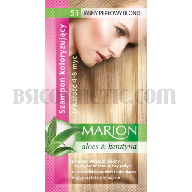 Marion Шампоан оцветител 51 перлено светло русо / light pearl blonde Marion Шампоан оцветител 51 перлено светло русо / light pearl blonde