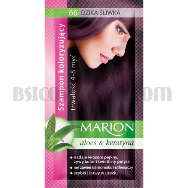 Marion Шампоан оцветител 66 дива слива / wild plume ( 6 бр в кутия )