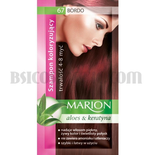 Marion Шампоан оцветител 67 бордо / claret ( 6 бр в кутия ) Marion Шампоан оцветител 67 бордо / claret ( 6 бр в кутия )
