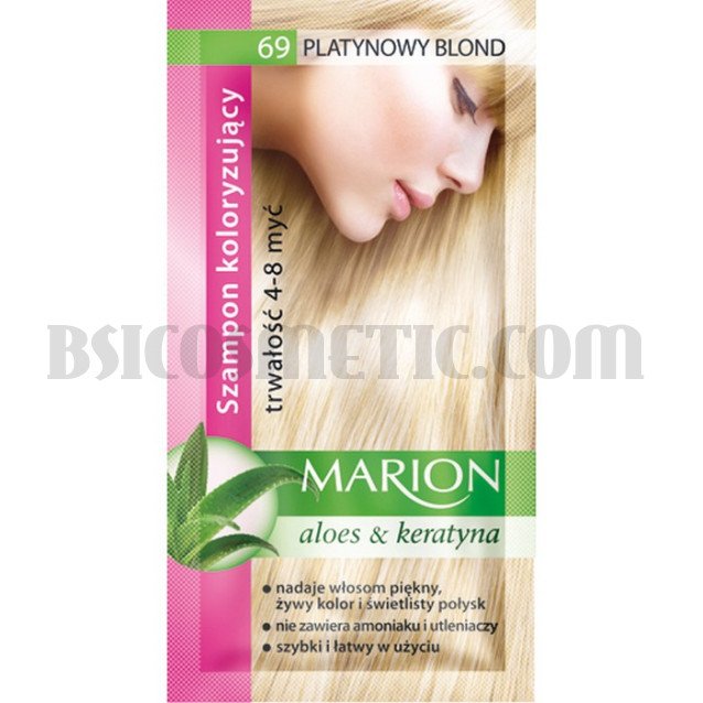 Marion Шампоан оцветител 69 платинено русо / platinium blonde ( 6 бр в кутия ) Marion Шампоан оцветител 69 платинено русо / platinium blonde ( 6 бр в кутия )