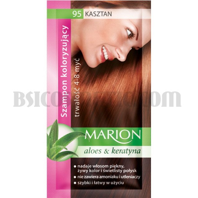 Marion Шампоан оцветител 95 кестен / chestnut ( 6 бр в кутия ) Marion Шампоан оцветител 95 кестен / chestnut ( 6 бр в кутия )