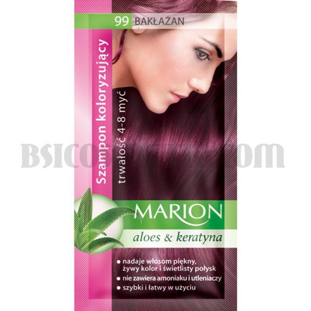 Marion Шампоан оцветител 99 патладжан / aubergine ( 6 бр в кутия )
