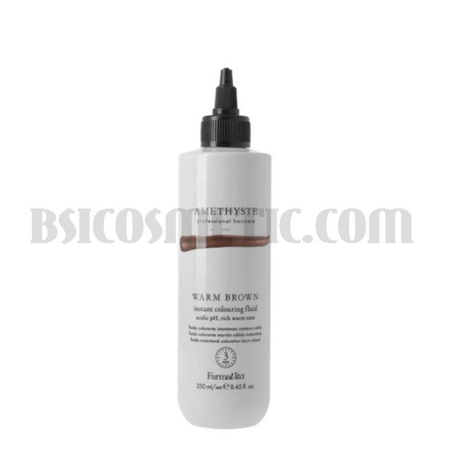 Farmavita оцветяващ флуид топло кафяво Instant Color Fluid Warm Brown 250 мл.