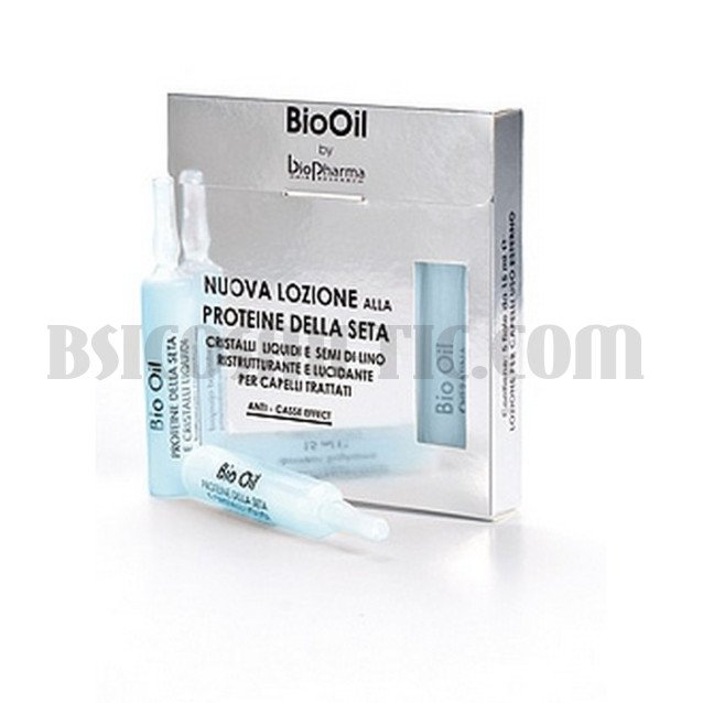 BioPharma Нов лосион с протеини от коприна, течни кристали и ленено семе за третирани коси 5бр по 15 мл BioPharma Нов лосион с протеини от коприна, течни кристали и ленено семе за третирани коси 5бр по 15 мл
