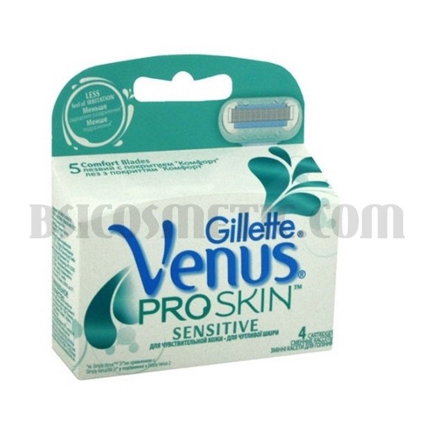 Gillette Proskin Sensitive Резервни ножчета - 4 бр