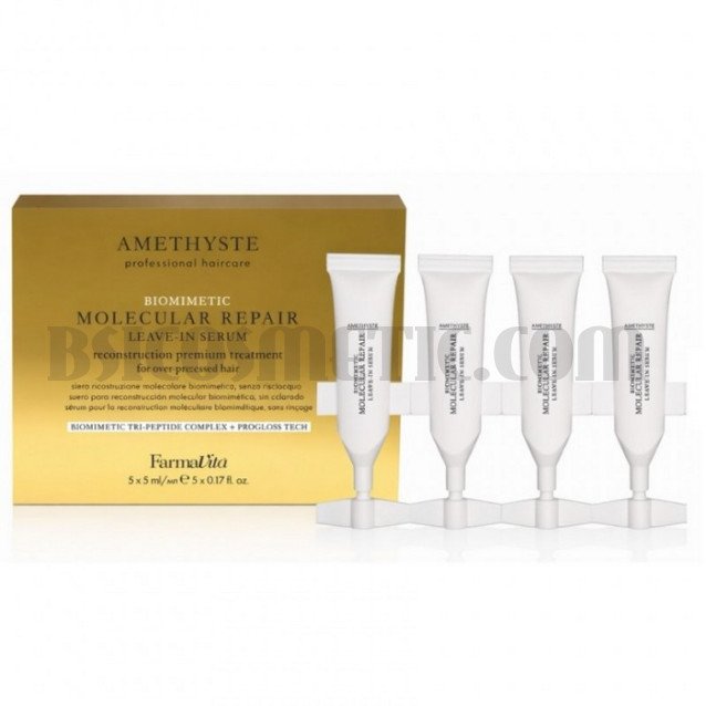 Терапия с пептиди Amethyste Biomimetic Repair LeaveIn Serum 5x5ml Терапия с пептиди Amethyste Biomimetic Repair LeaveIn Serum 5x5ml