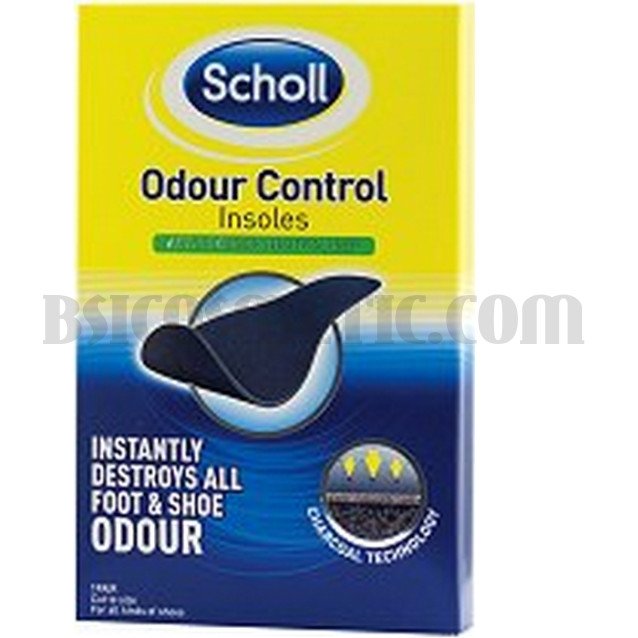 SCHOLL Стелки с активен въглен против миризма - Odour Control