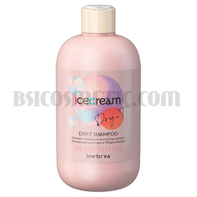 Подхранващ шампоан за суха, заплетена и третирана коса Inebrya Dry-T