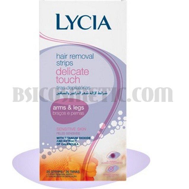 Lycia Депилиращи ленти за тяло за чувствителна кожа - 20 бр.