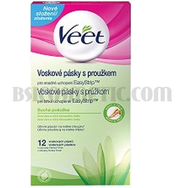 Veet Депилиращи ленти за тяло за суха кожа - 12 бр.