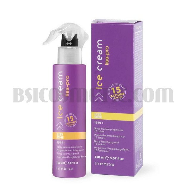Изглаждащ прогресивен спрей 15 действия Inebrya Liss One 15in1